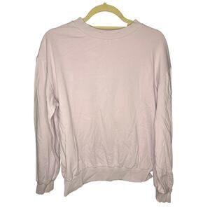 Sleeper Women's Lavender Pullover Crew Neck Sweatshirt Size S